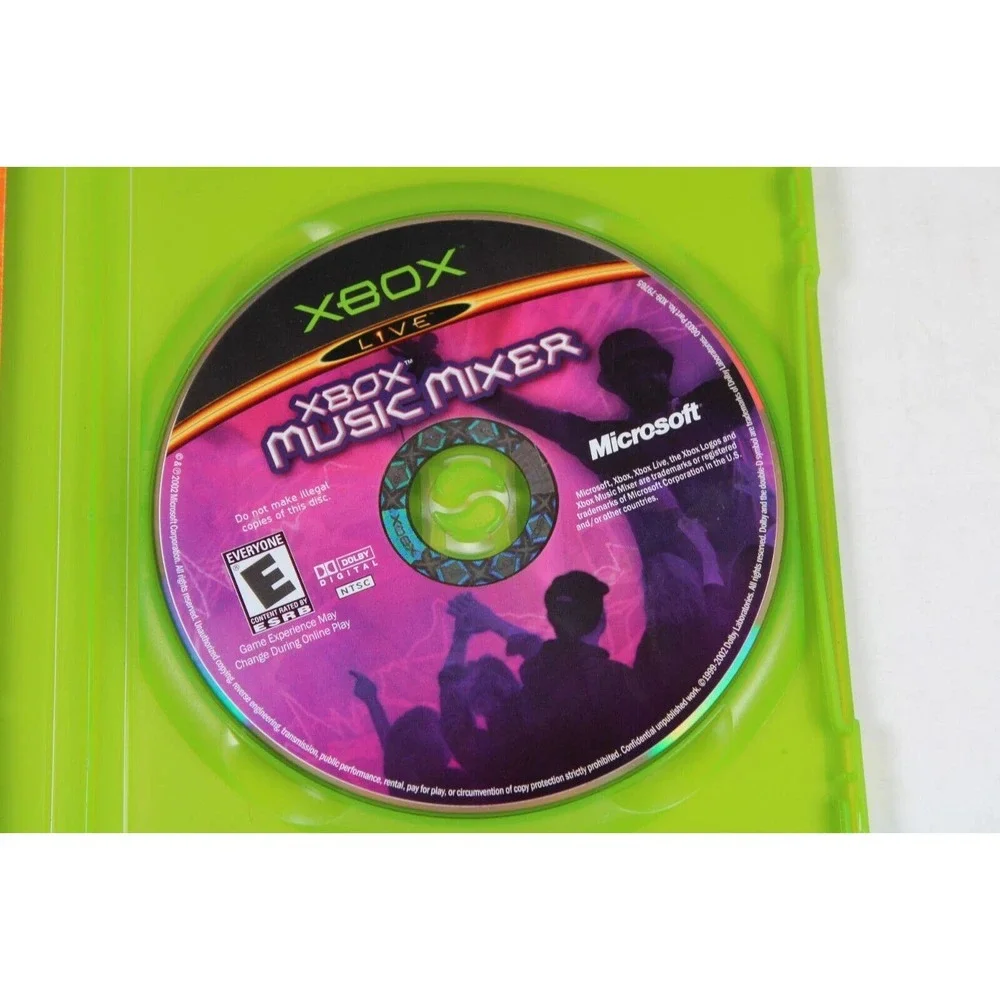 Xbox Music Mixer (Microsoft Xbox, 2003) Authentic, tested/works